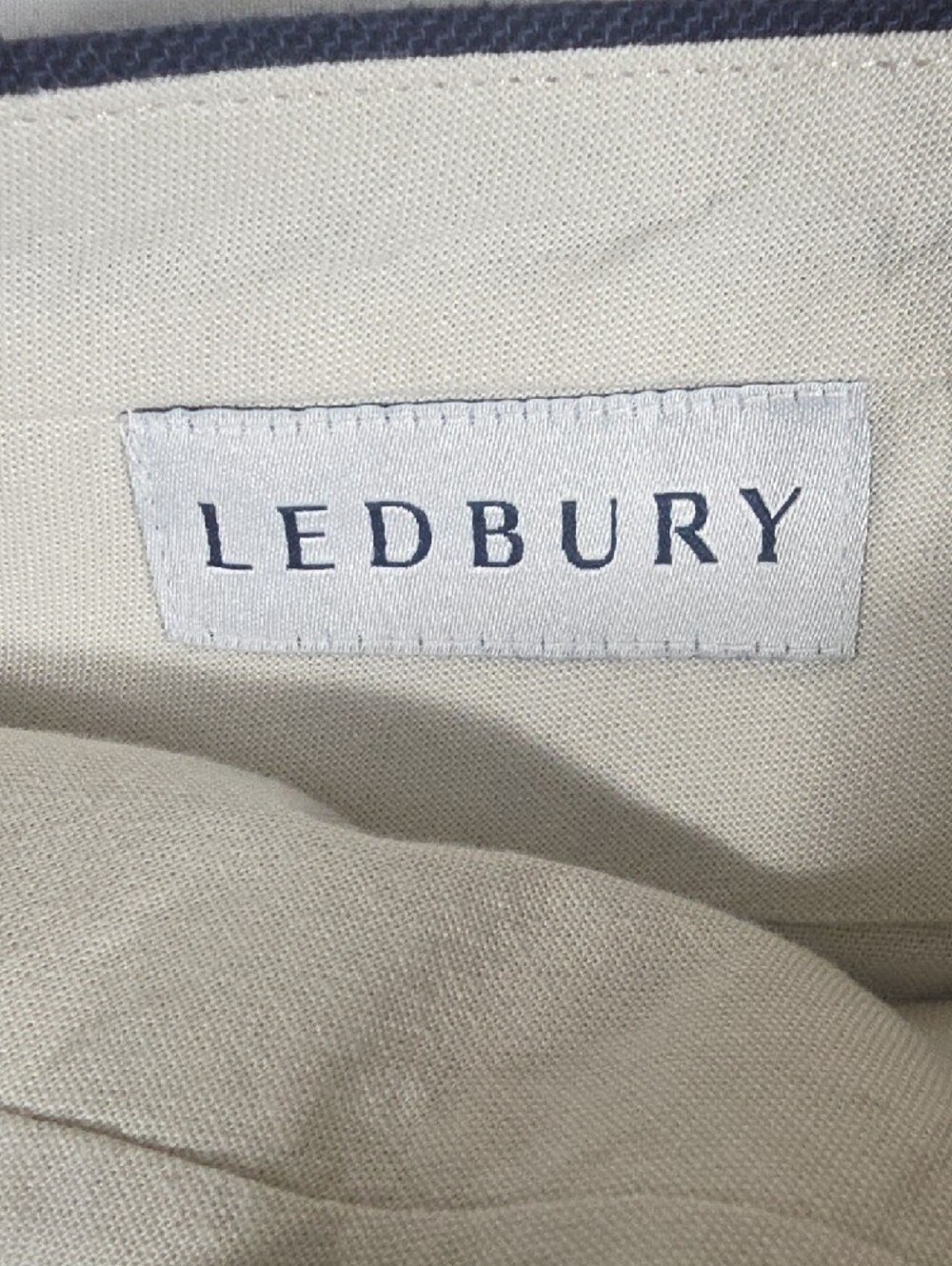 Ledbury Richmond Navy Chinos - Picture 6 of 8